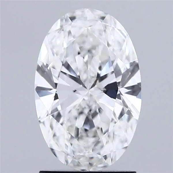 3.20ct Oval Lab Grown Diamond (Colour G, Clarity VVS2, IGI Certified)