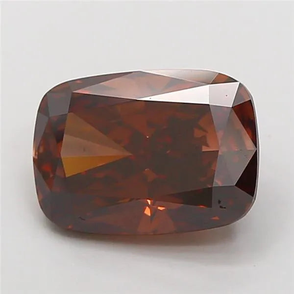 3.21ct Cushion modified Lab Grown Diamond (Colour Fancy Deep Brown, Clarity VS1, IGI Certified)
