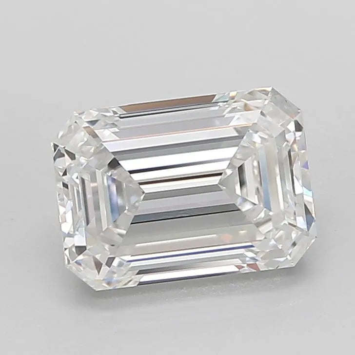 3.21ct Emerald Lab Grown Diamond (Colour D, Clarity FL, IGI Certified)