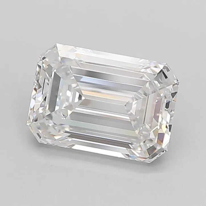 3.21ct Emerald Lab Grown Diamond (Colour D, Clarity IF, Cut EX, IGI Certified)
