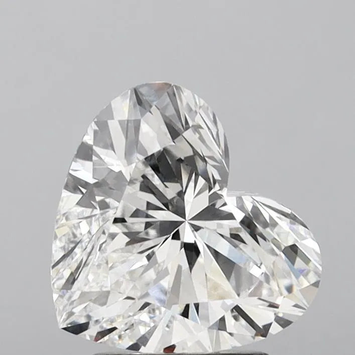 3.21ct Heart Lab Grown Diamond (Colour E, Clarity VVS2, IGI Certified)