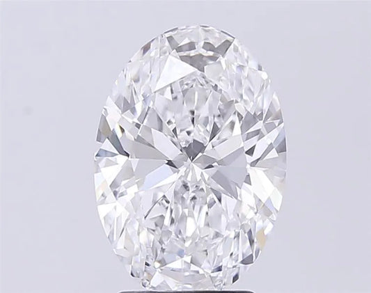 3.21ct Oval Lab Grown Diamond (Colour D, Clarity VVS2, GIA Certified)