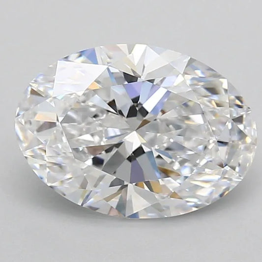 3.22ct Oval Lab Grown Diamond (Colour D, Clarity IF, GIA Certified)