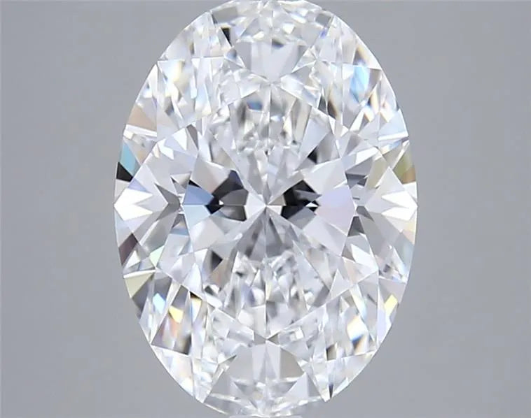 3.22ct Oval Lab Grown Diamond (Colour D, Clarity VVS1, IGI Certified)