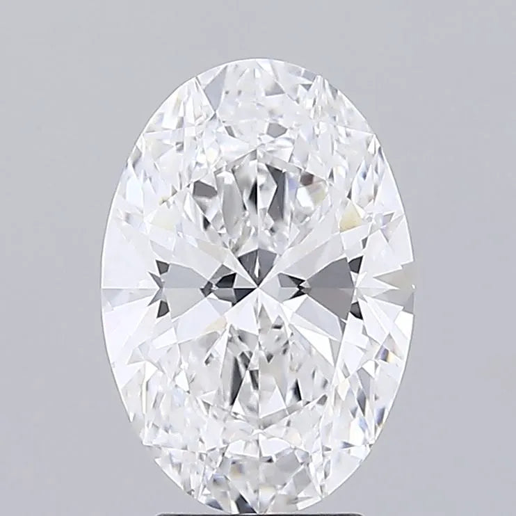 3.22ct Oval Lab Grown Diamond (Colour D, Clarity VVS2, IGI Certified)