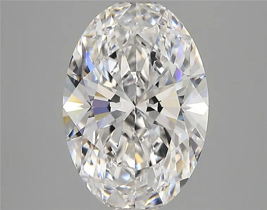 3.22ct Oval Lab Grown Diamond (Colour E, Clarity VVS2, Cut EX, GIA Certified)
