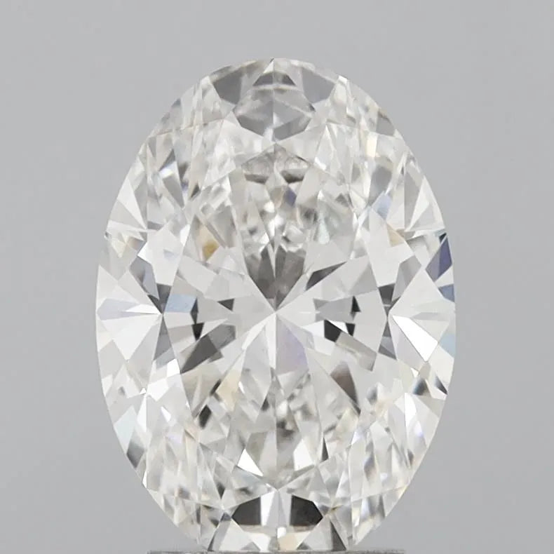 3.22ct Oval Lab Grown Diamond (Colour G, Clarity VVS2, IGI Certified)