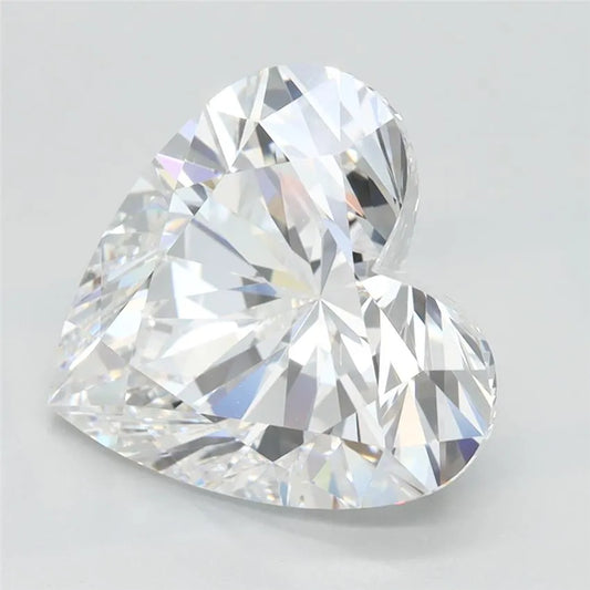 3.23ct Heart Lab Grown Diamond (Colour D, Clarity IF, IGI Certified)