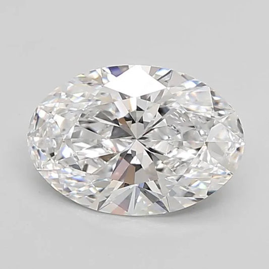 3.23ct Oval Lab Grown Diamond (Colour D, Clarity IF, Cut EX, IGI Certified)