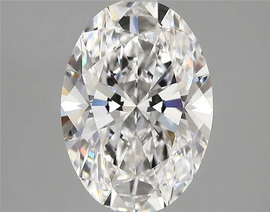 3.23ct Oval Lab Grown Diamond (Colour E, Clarity IF, IGI Certified)