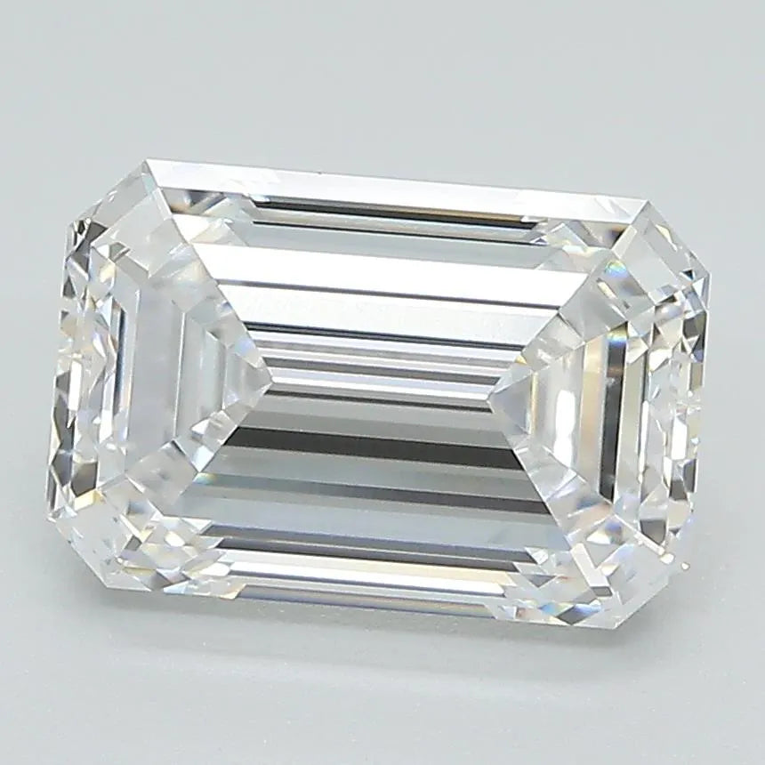 3.24ct Emerald Lab Grown Diamond (Colour D, Clarity VVS2, GIA Certified)