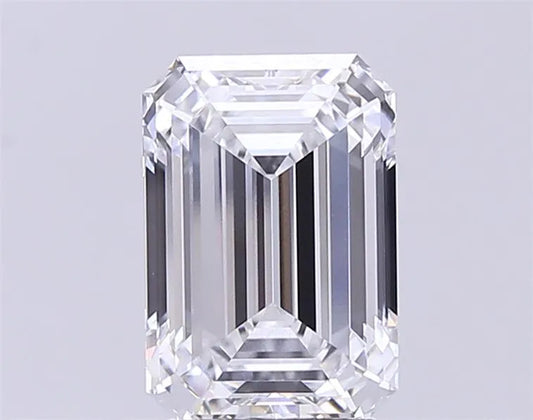 3.24ct Emerald Lab Grown Diamond (Colour E, Clarity VVS1, GIA Certified)