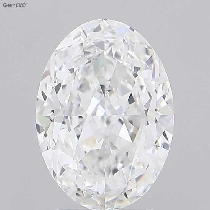 3.24ct Oval Lab Grown Diamond (Colour E, Clarity VVS1, IGI Certified)