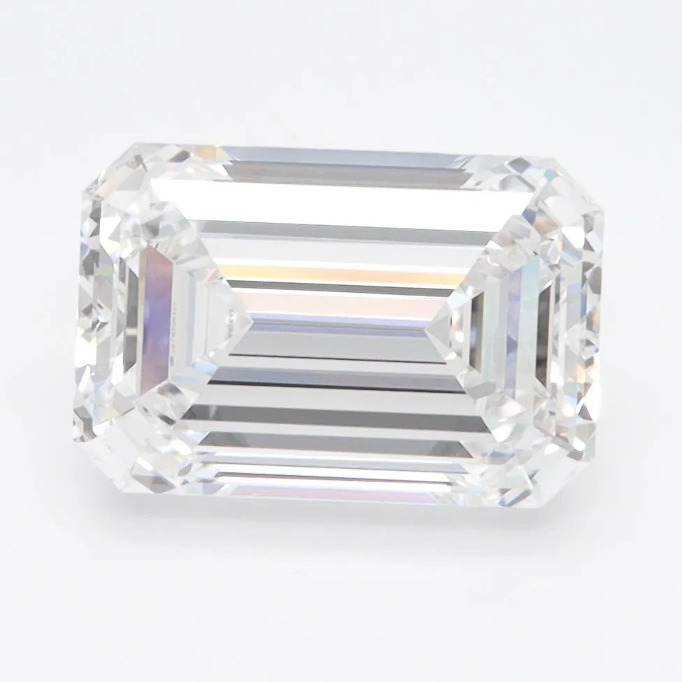 3.25ct Emerald Lab Grown Diamond (Colour D, Clarity IF, IGI Certified)