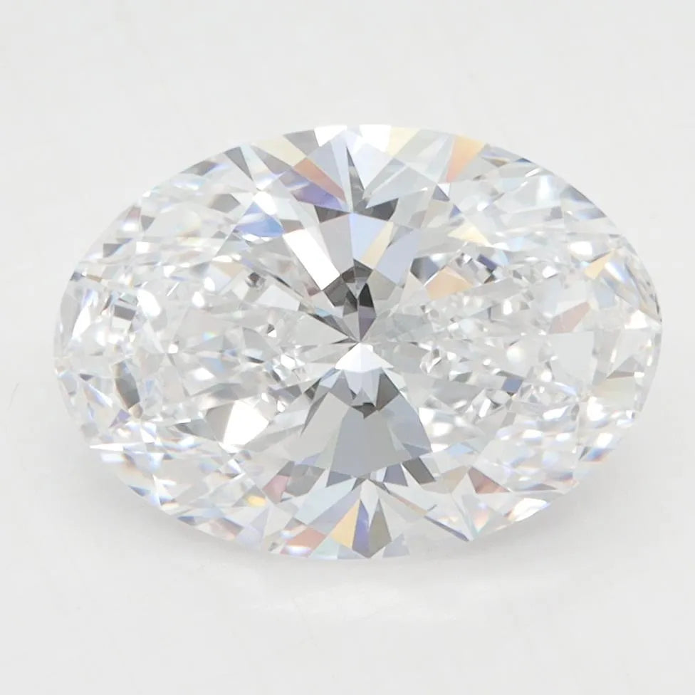 3.25ct Oval Lab Grown Diamond (Colour D, Clarity VVS1, IGI Certified)