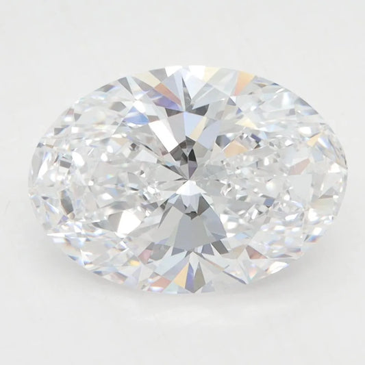 3.25ct Oval Lab Grown Diamond (Colour D, Clarity VVS1, IGI Certified)