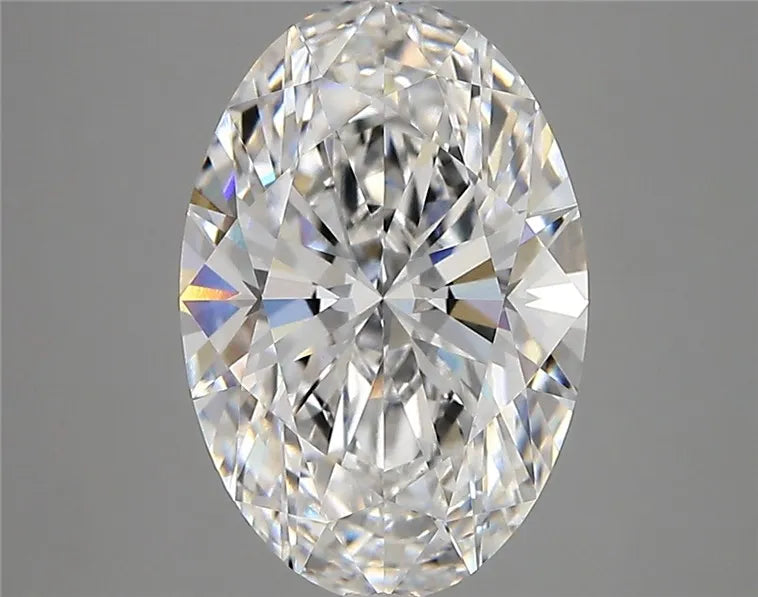 3.25ct Oval Lab Grown Diamond (Colour D, Clarity VVS2, IGI Certified)