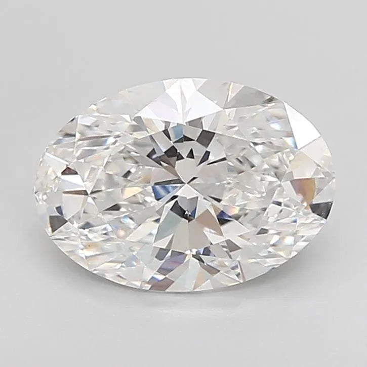 3.25ct Oval Lab Grown Diamond (Colour E, Clarity VS1, IGI Certified)