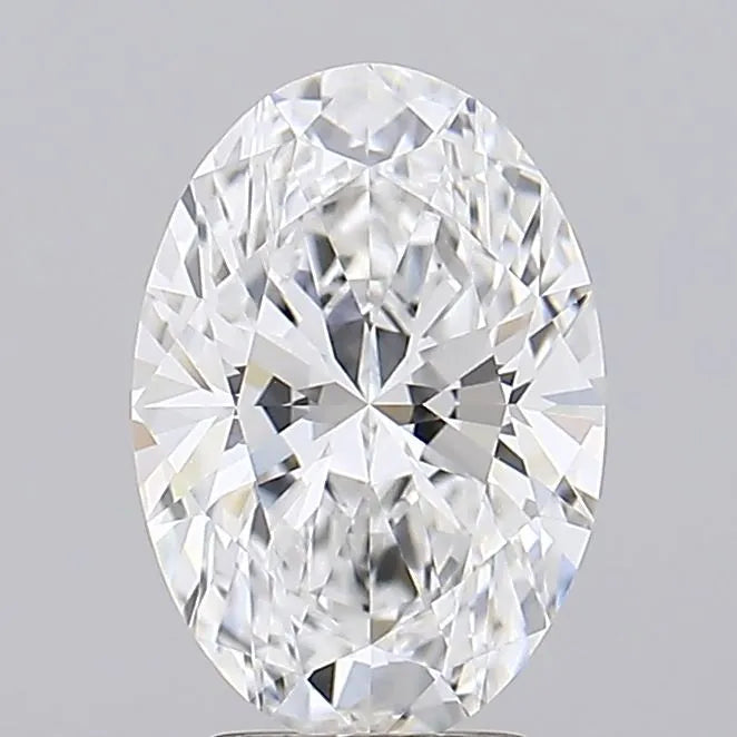 3.25ct Oval Lab Grown Diamond (Colour E, Clarity VVS1, IGI Certified)