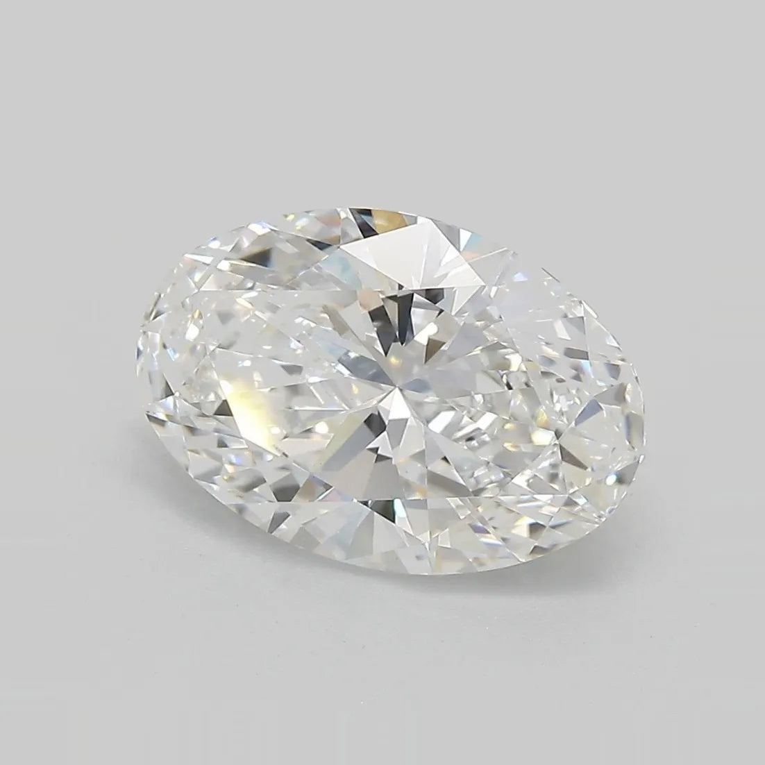3.25ct Oval Lab Grown Diamond (Colour E, Clarity VVS2, IGI Certified)