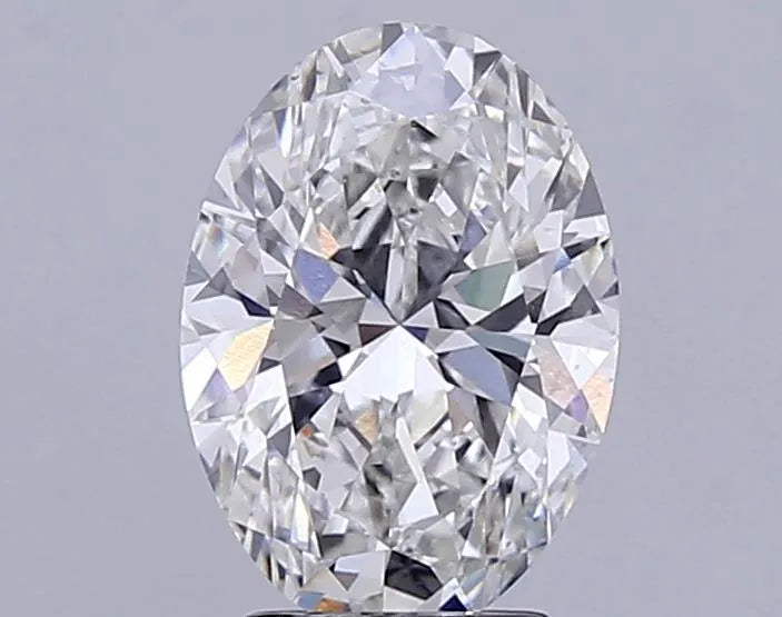 3.25ct Oval Lab Grown Diamond (Colour F, Clarity VS2, IGI Certified)