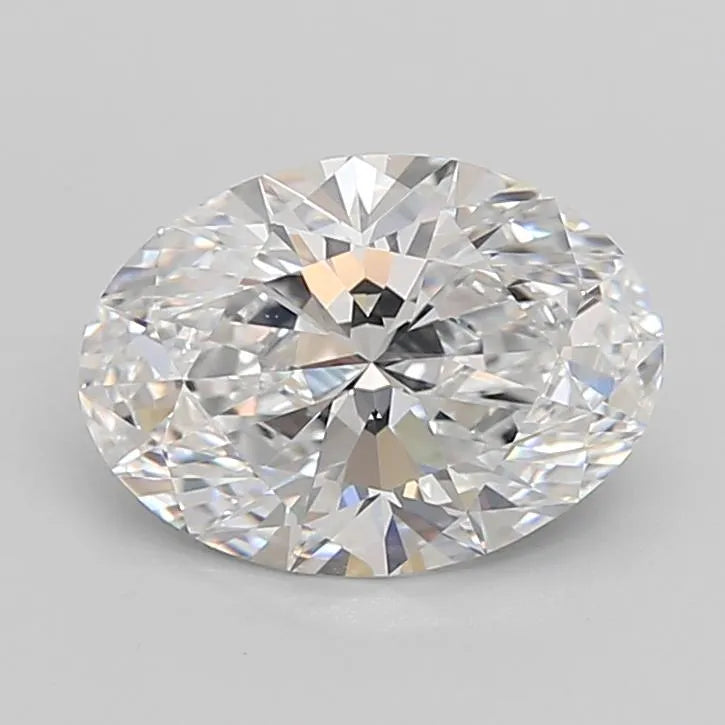 3.26ct Oval Lab Grown Diamond (Colour D, Clarity IF, Cut EX, IGI Certified)