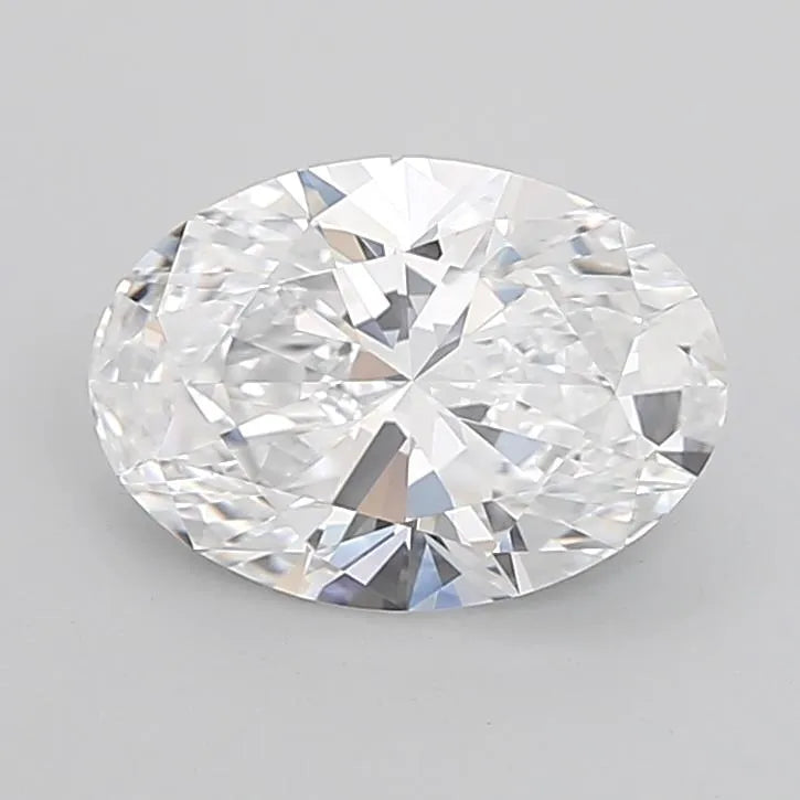 3.26ct Oval Lab Grown Diamond (Colour D, Clarity IF, Cut EX, IGI Certified)