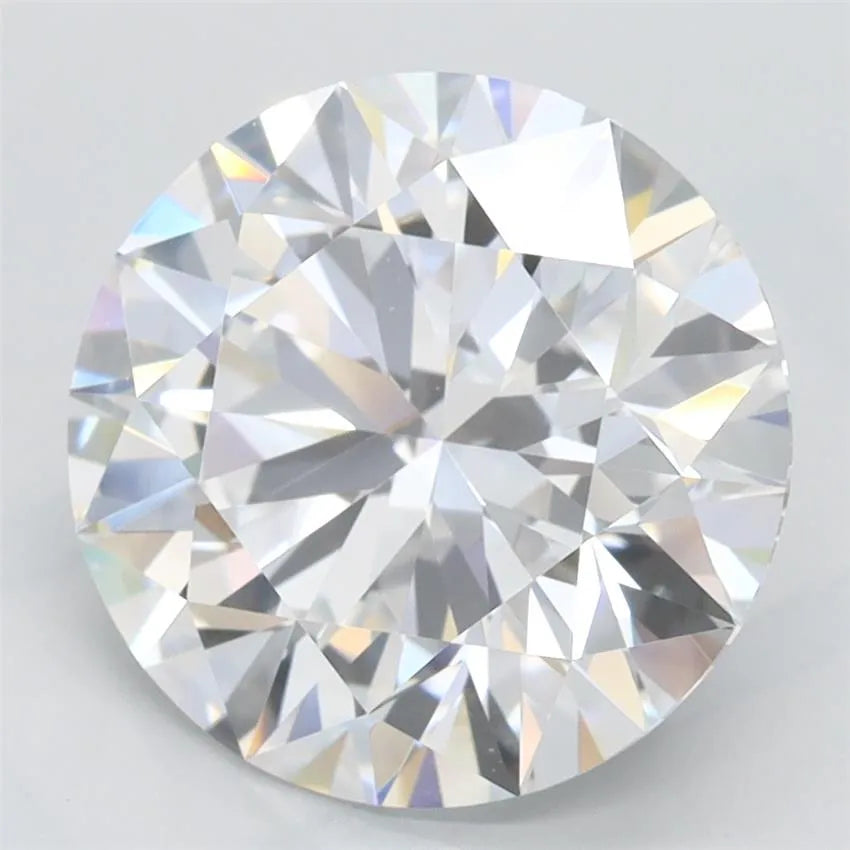 3.26ct Round Lab Grown Diamond (Colour D, Clarity IF, Cut ID, IGI Certified)