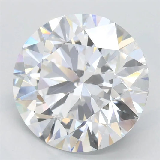 3.26ct Round Lab Grown Diamond (Colour D, Clarity IF, Cut ID, IGI Certified)
