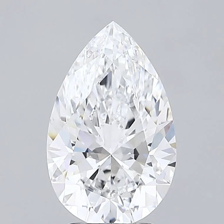 3.27ct Pear Lab Grown Diamond (Colour D, Clarity VVS1, IGI Certified)
