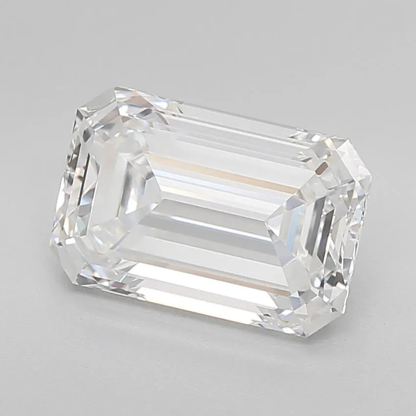 3.28ct Emerald Lab Grown Diamond (Colour E, Clarity VVS2, Cut EX, IGI Certified)