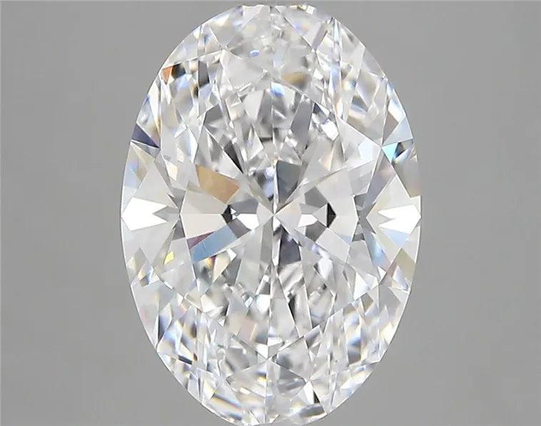 3.28ct Oval Lab Grown Diamond (Colour D, Clarity VVS2, IGI Certified)