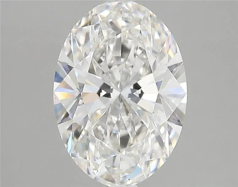 3.28ct Oval Lab Grown Diamond (Colour G, Clarity VS2, Cut EX, GIA Certified)