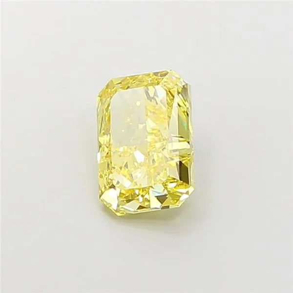 3.28ct Radiant Lab Grown Diamond (Colour Fancy Vivid Yellow, Clarity VVS2, IGI Certified)