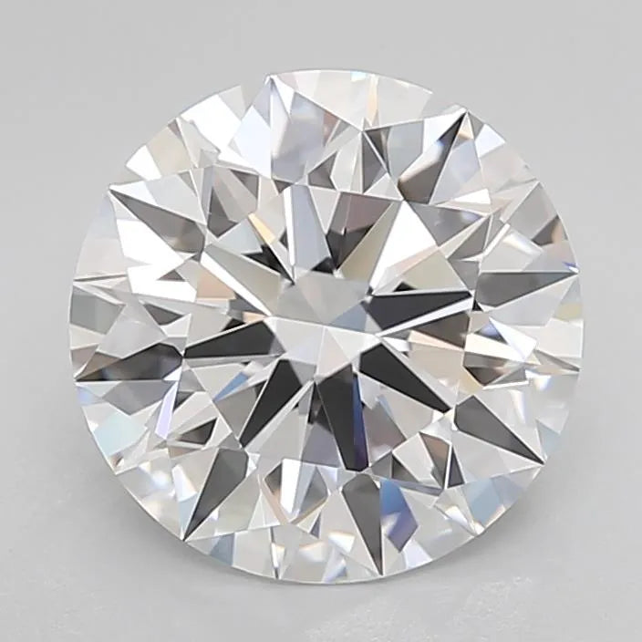 3.28ct Round Lab Grown Diamond (Colour D, Clarity IF, Cut ID, IGI Certified)