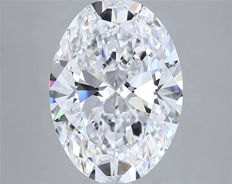 3.29ct Oval Lab Grown Diamond (Colour D, Clarity VVS2, IGI Certified)