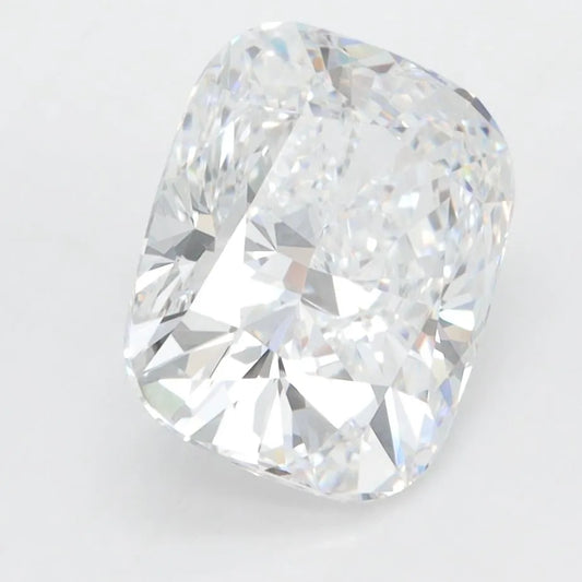 3.30ct Cushion modified Lab Grown Diamond (Colour D, Clarity IF, IGI Certified)
