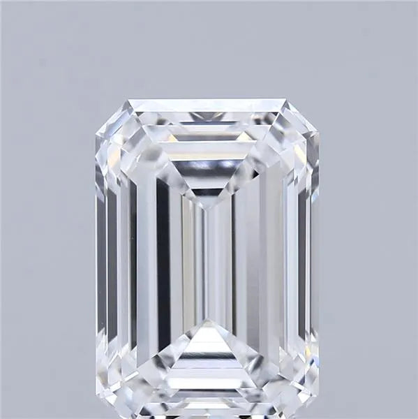 3.30ct Emerald Lab Grown Diamond (Colour D, Clarity VVS1, IGI Certified)