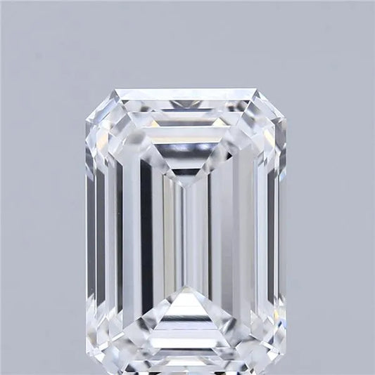 3.30ct Emerald Lab Grown Diamond (Colour D, Clarity VVS1, IGI Certified)
