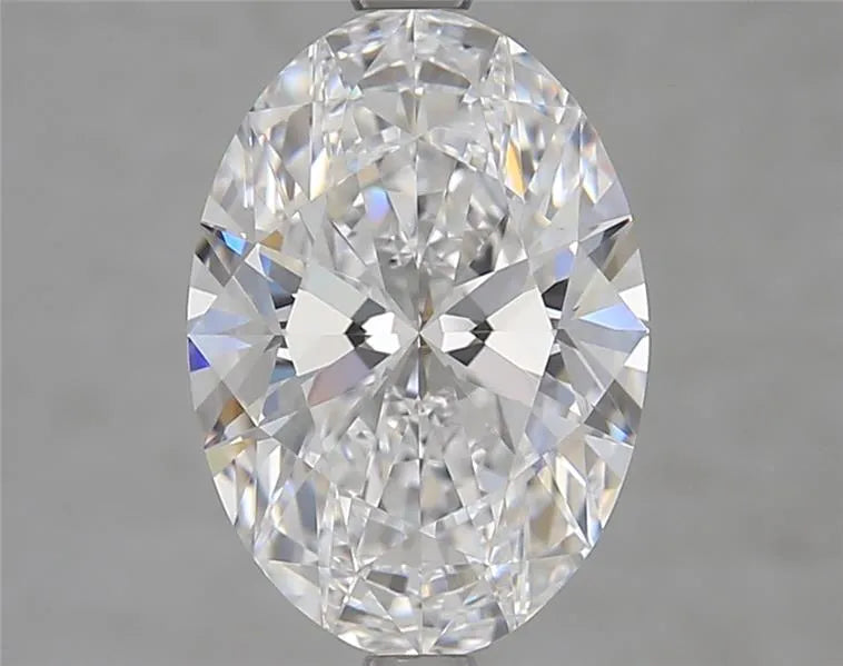 3.30ct Oval Lab Grown Diamond (Colour D, Clarity IF, Cut EX, IGI Certified)
