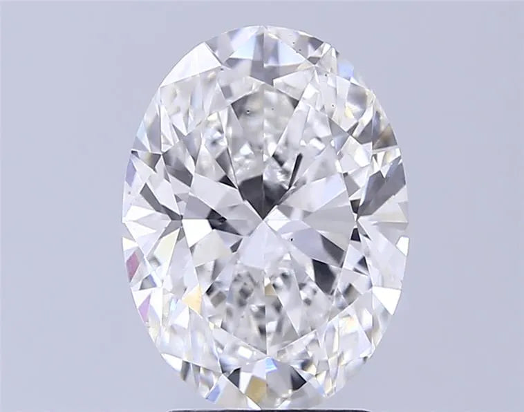 3.30ct Oval Lab Grown Diamond (Colour E, Clarity VS2, IGI Certified)