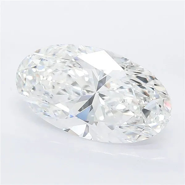 3.30ct Oval Lab Grown Diamond (Colour E, Clarity VVS2, IGI Certified)
