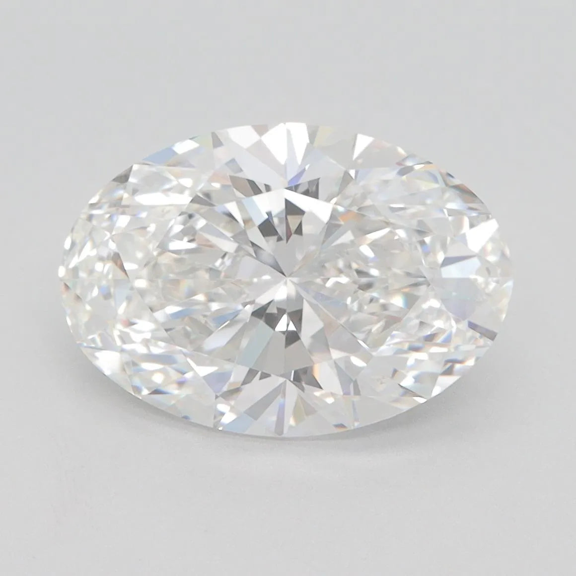 3.30ct Oval Lab Grown Diamond (Colour F, Clarity IF, IGI Certified)