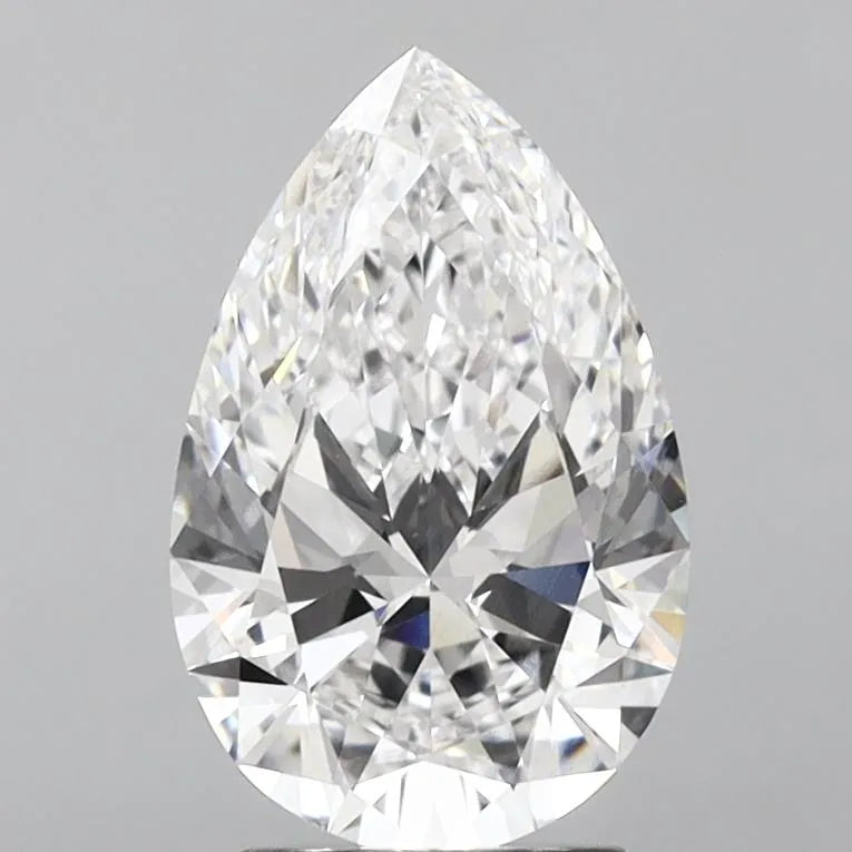 3.30ct Pear Lab Grown Diamond (Colour D, Clarity VVS2, IGI Certified)