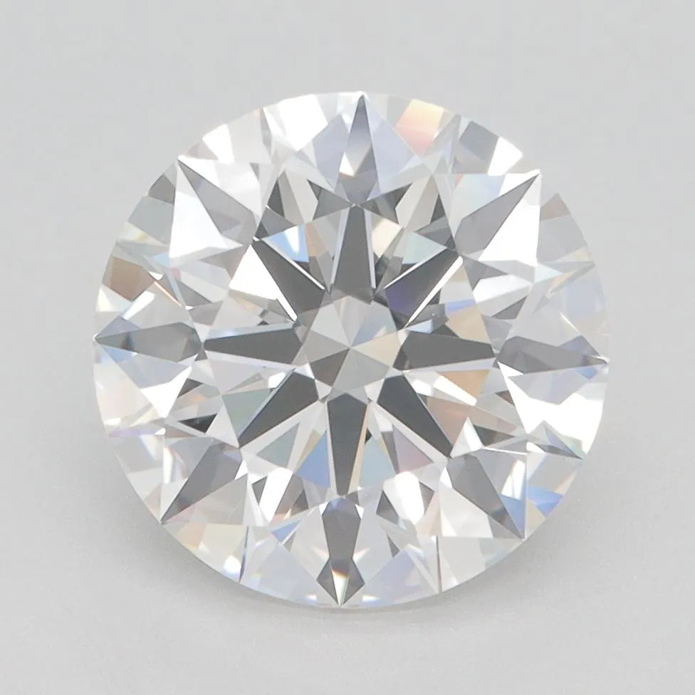 3.30ct Round Lab Grown Diamond (Colour G, Clarity IF, Cut ID, IGI Certified)