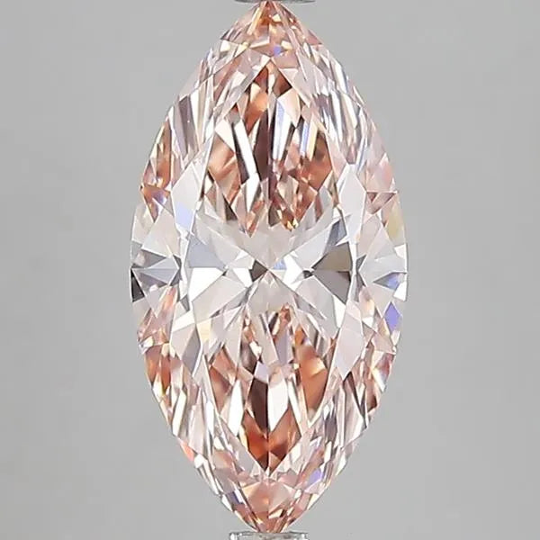 3.31ct Marquise Lab Grown Diamond (Colour Fancy Brown Orange, Clarity VVS2, IGI Certified)