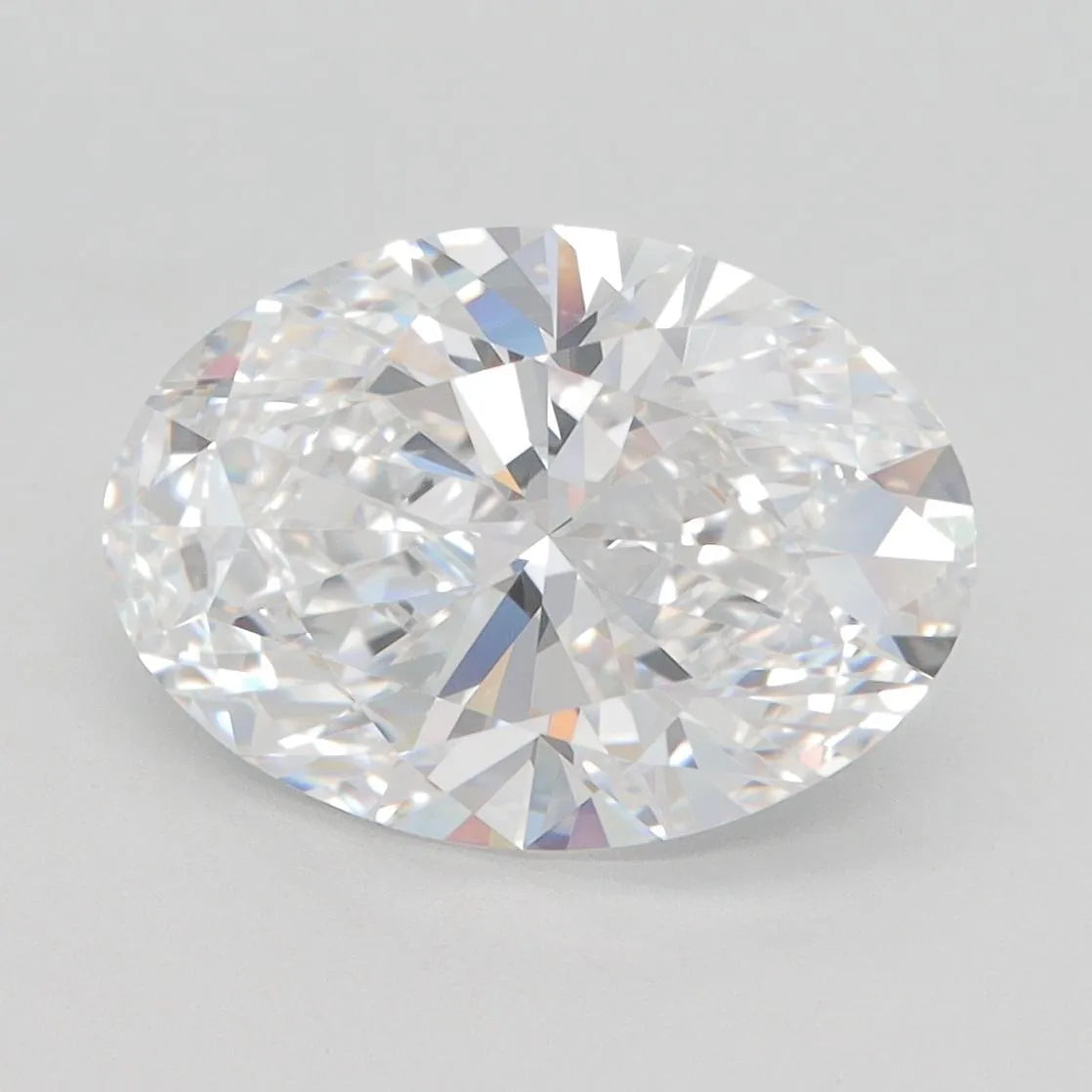 3.31ct Oval Lab Grown Diamond (Colour D, Clarity VVS1, GIA Certified)