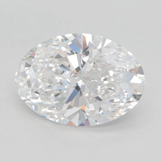 3.31ct Oval Lab Grown Diamond (Colour D, Clarity VVS1, GIA Certified)