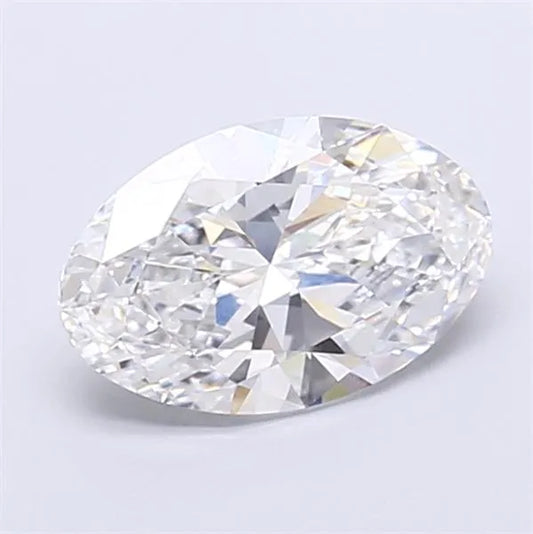 3.31ct Oval Lab Grown Diamond (Colour D, Clarity VVS2, IGI Certified)