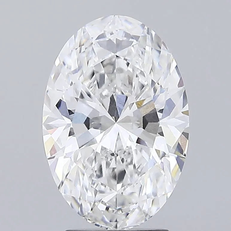 3.31ct Oval Lab Grown Diamond (Colour D, Clarity VVS2, IGI Certified)